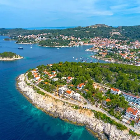 Mediterranean Summer House Vila Hvar Town